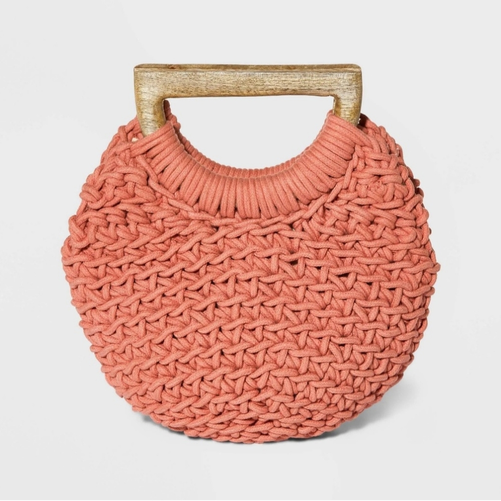 a new day crochet knit bag
